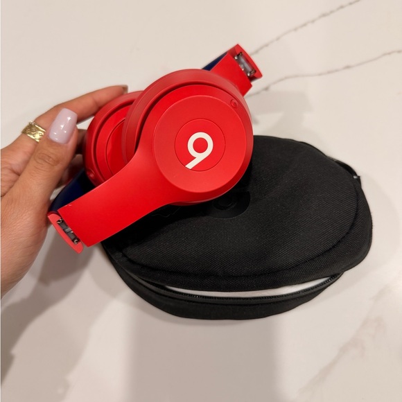 Red Wireless Headphones